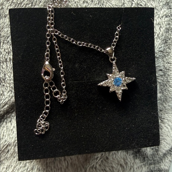 Taylor Swift Vision in a Rose Blush Blue Stone Necklace evermore FAN MADE - Picture 4 of 4